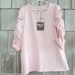 New Matilda Jane ruched sleeve shirt